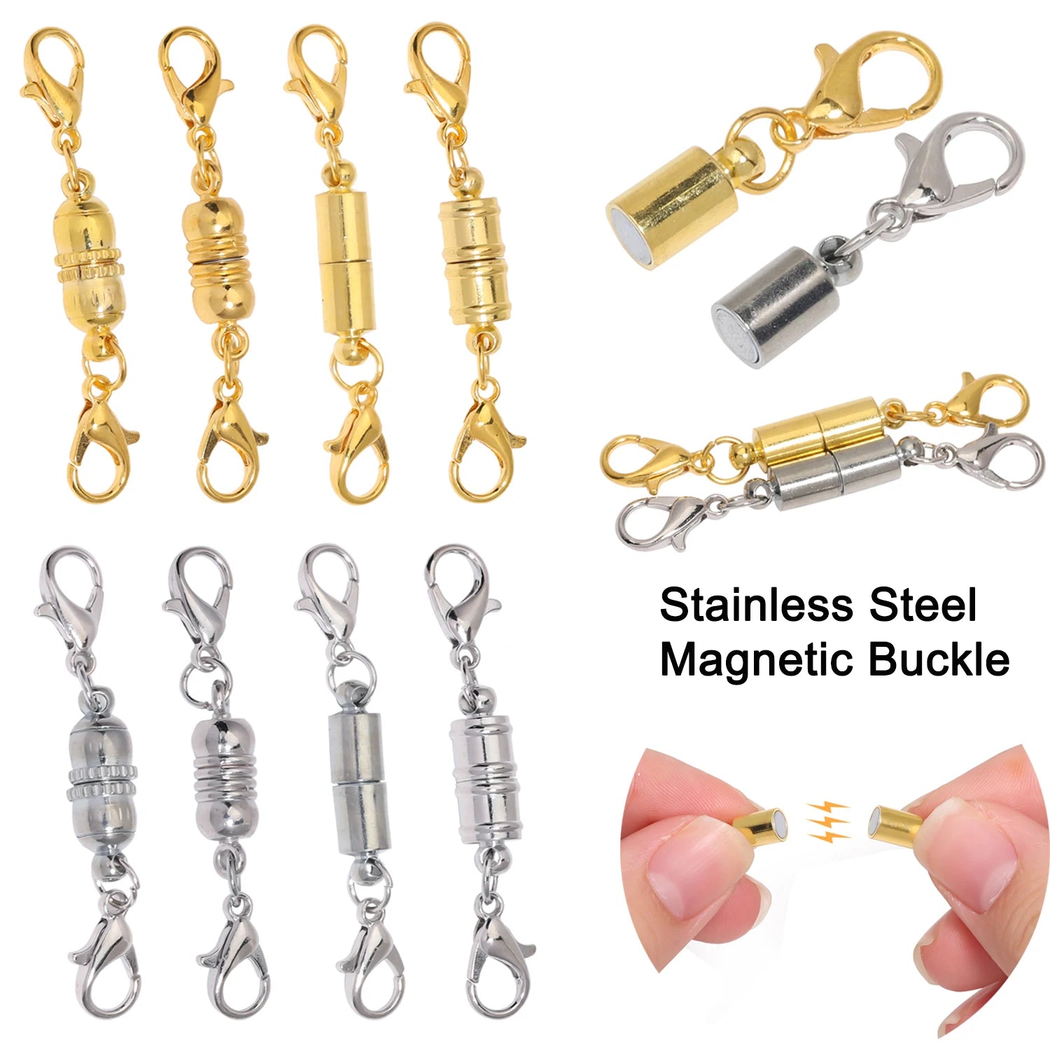 1.65" 5-Pack Stainless Steel Strong Magnetic Extender