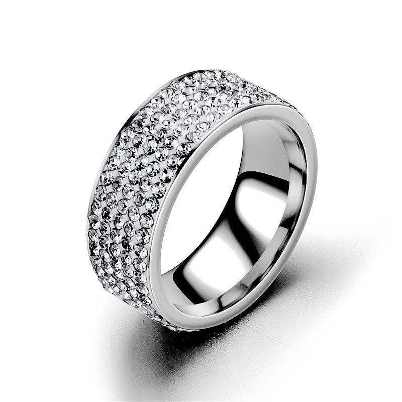 Sizes 10, 11, 12 Dome Micropave Thick Band